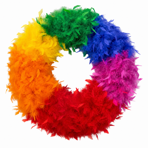 Chandelle Pride Wreath - Rainbow - 22"