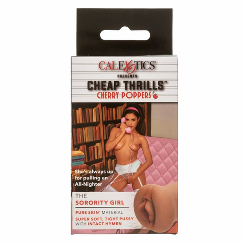 Cherry Poppers The Sorority Girl Stroker Brown 3.7" TPE/TPR/ABS