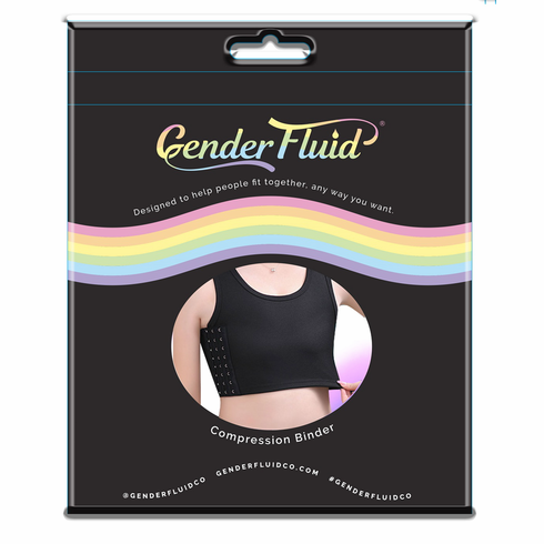 Chest Compression Binder Black