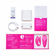 Chorus Rechargeable Couples Vibrator with Squeeze Remote Pink Silicone Remote