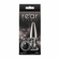 Chrome Tapered Anal Plug Gray M Aluminum