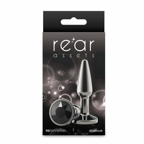 Chrome Tapered Anal Plug Gray S Aluminum