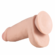Chub Pounder Dildo with Suction Cup Beige 10" TPE/TPR/ABS