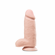 Chub Pounder Dildo with Suction Cup Beige 10" TPE/TPR/ABS