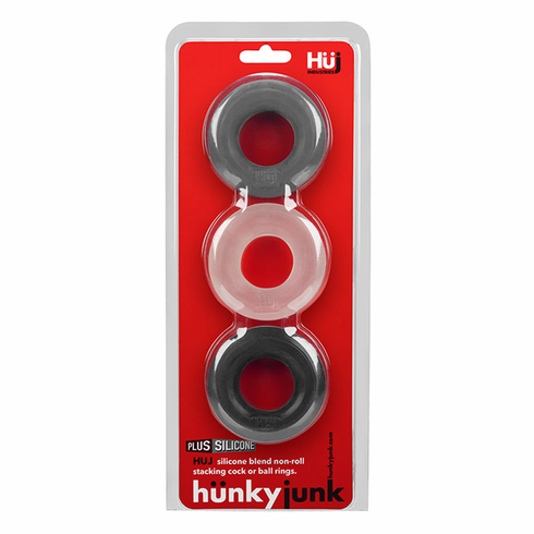 Cock Ring - 3/pk Tar/Multi One Size TPE/TPR/ABS
