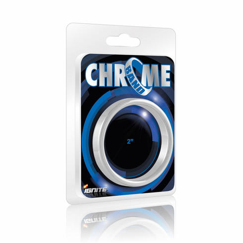 Cock Rings - Chrome Band 2" Chrome