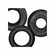 Cockpack Multi Design Rings - 3/pk Black One Size TPE/TPR/ABS