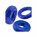 Cockpack Multi Design Rings - 3/pk Blue Fire One Size TPE/TPR/ABS