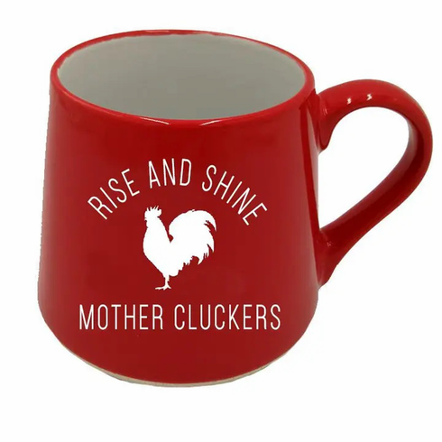 Coffee Mugs - Rise & Shine Red 16 oz