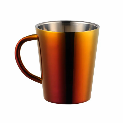 Coffee Mugs - Stainless Steel Rainbow 10 oz
