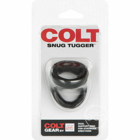 Colt Snug Tugger Cock Ring Black One Size TPE/TPR/ABS