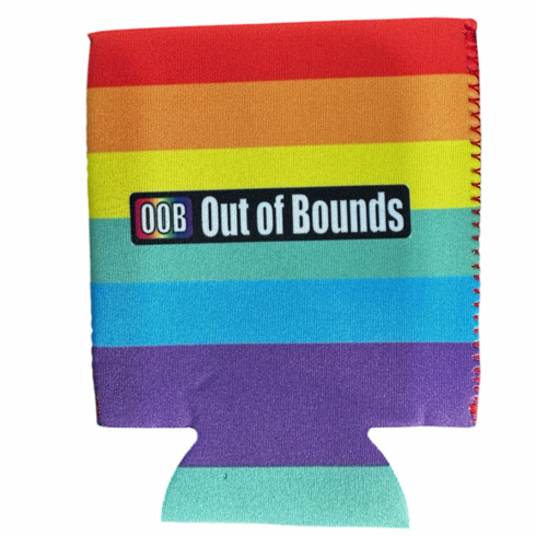 Coozies - OOB Logo Rainbow 4"x 4"