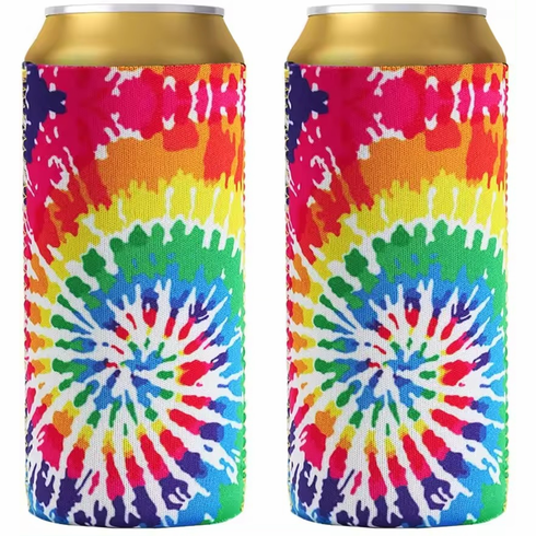 Coozies Skinny Can/Bottle - Tie Dye 12 oz
