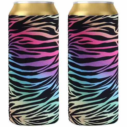 Coozies Skinny Can/Bottle - Tiger 12 oz