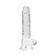 Crystal Clear Dildo Clear 7" TPE/TPR/ABS