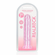 Crystal Clear Dildo Pink 7" TPE/TPR/ABS