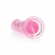 Crystal Clear Dildo Pink 7" TPE/TPR/ABS