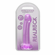 Crystal Clear Dildo Purple 6.7" TPE/TPR/ABS