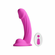 Curve Silicone Vibrating Dildo Pink 6" Silicone Remote