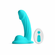 Curve Silicone Vibrating Dildo Teal 5" Silicone Remote