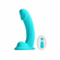Curve Silicone Vibrating Dildo Teal 6" Silicone Remote
