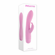 Cushy Bunny Rechargeable Silicone Rabbit Vibrator 4.2" Pink