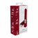 Dahlia 10 Function Silicone Lipstick Vibrator Red 3.25" Silicone