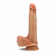 Davinci Sliding Foreskin Dildo Brown 8" Silicone