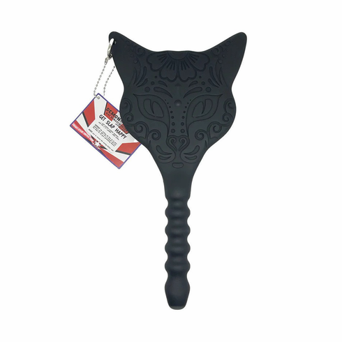 Demon Kat Paddle/Dildo Black Silicone