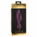Desire Rechargeable Silicone Rabbit Vibrator Purple 4.7" Silicone