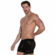 Diamond Knit Mini Shorts Black