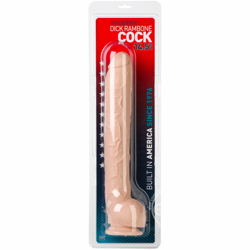Dick Rambone Dildo Beige 17" PVC