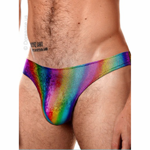 Disco Bikini Brief Rainbow