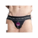 Dog Pack Pup Taggers 7-Tag Dog Jockstrap Black/Silver