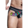 Dog Pack Pup Taggers 7-Tag Dog Jockstrap Black/Silver