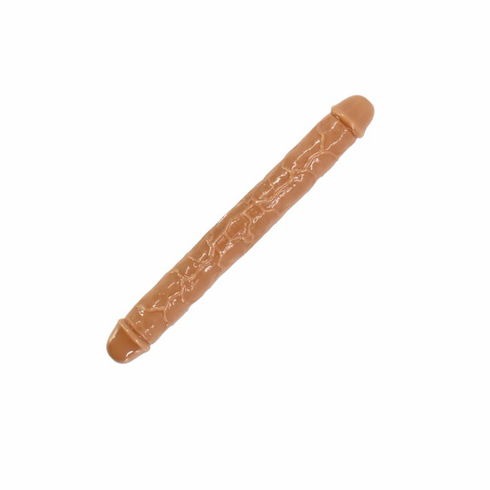 Double Dildo Pure Envy Beige 13.5" PVC