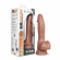 Dr. Brody Rechargeable Vibrating Dildo Beige 8.7" TPE/TPR/ABS Remote