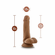 Dr. Jeffrey Dildo Brown 6.5" PVC
