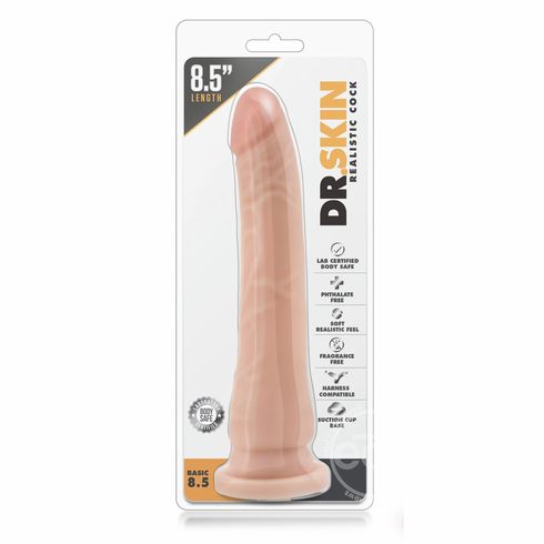 Dr. Skin Realistic Cock Beige 8.5" PVC
