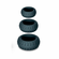 Drift Silicone Cock Ring - 3 pc Set Black Silicone