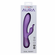 Dual Bunny Rechargeable Silicone Rabbit Vibrator Purple 8" Silicone