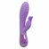 Dual Bunny Rechargeable Silicone Rabbit Vibrator Purple 8" Silicone