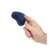 Dual Finger Massager Rechargeable Silicone Vibrator Blue 3.25" Silicone