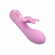 Dual Flutter Rechargeable Silicone Rabbit Vibrator Pink 8" Silicone