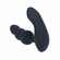 Dual Motor Beaded Vibrating Liquid Silicone Rechargeable Prostate Stimulator with Remote Black 5.3"