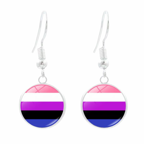 Earrings - Fish Hook Genderfluid