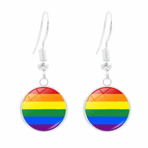 Earrings - Fish Hook Rainbow