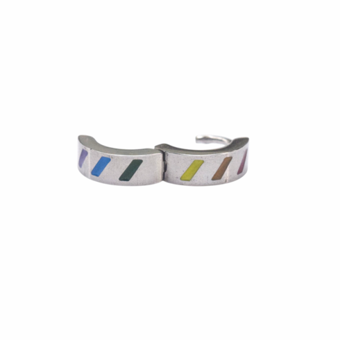Earrings - Hoop Rainbow
