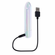 Easy Does It Rechargeable Bullet White 3.9" TPE/TPR/ABS