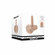 Easy Rider Thrusting Rechargeable Vibrator Beige 7" TPE/TPR/ABS